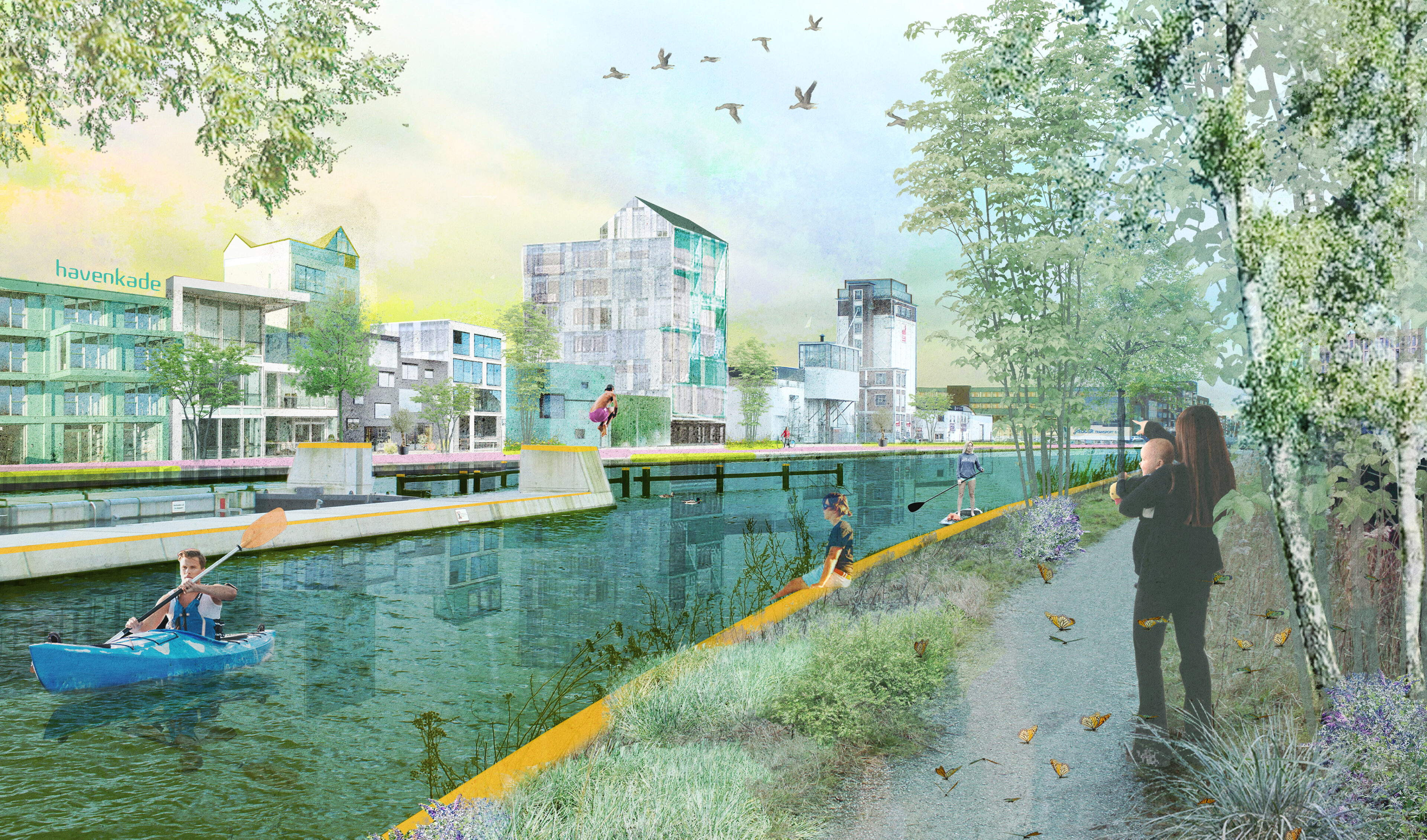 Assen Havenkwartier | Ontspannen stedelijkheid in binnenstedelijk woonwerkgebied