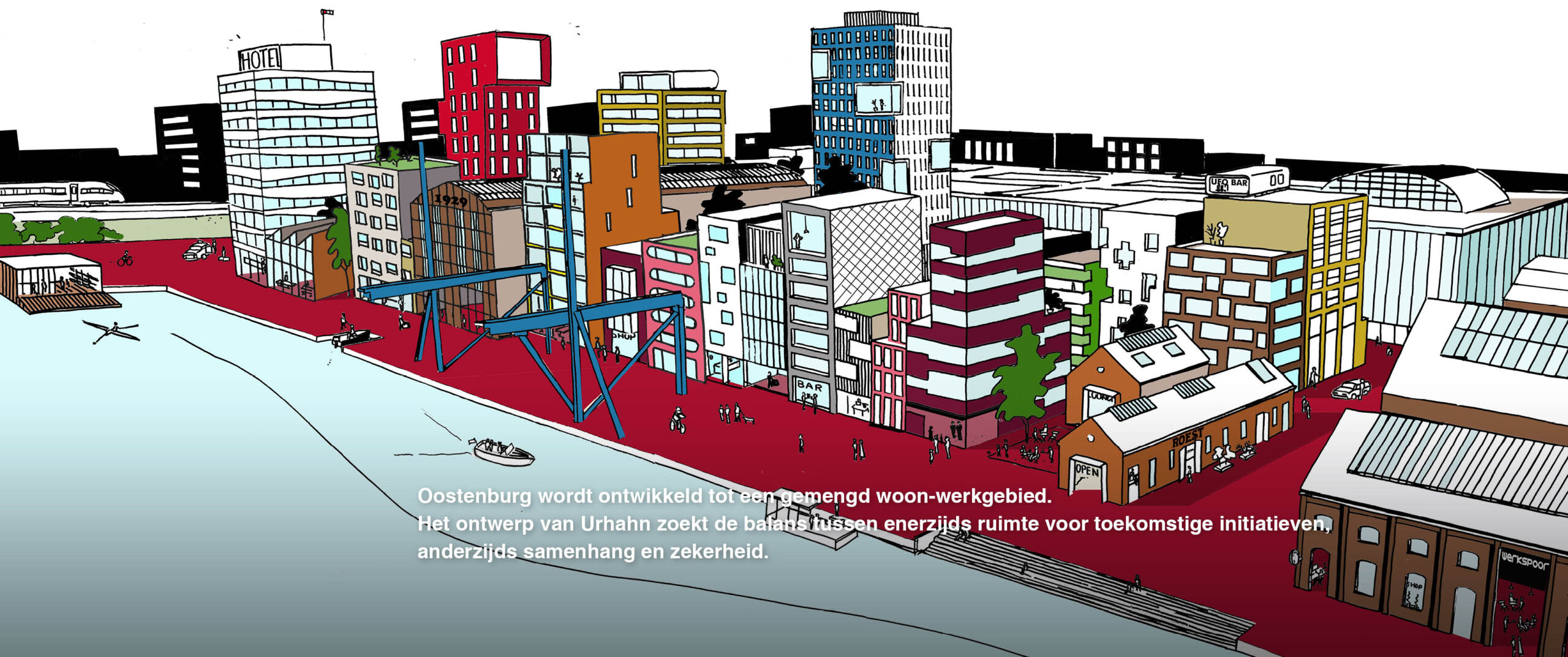 Amsterdam Oostenburg | Transformatie binnenstedelijk werkgebied naar levendige, autoluwe stadswijk 1