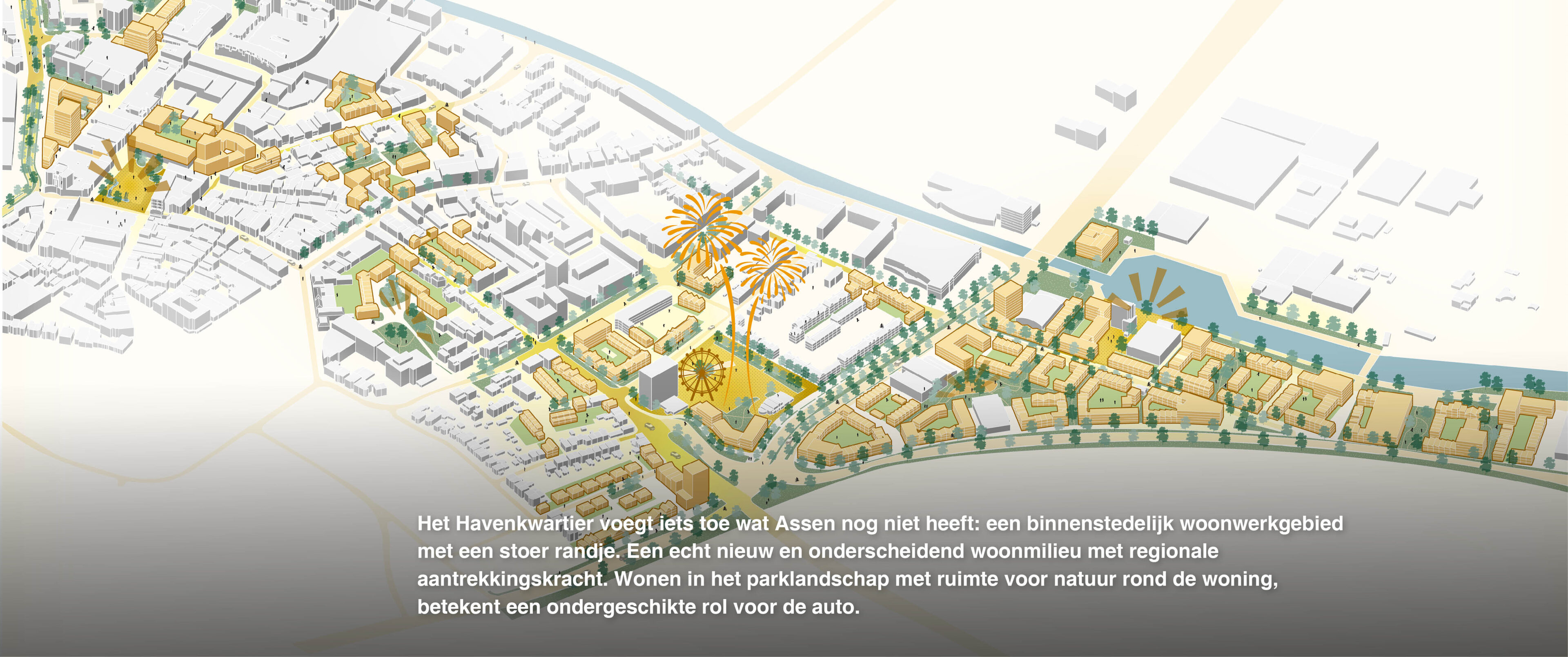 Assen Havenkwartier | Ontspannen stedelijkheid in binnenstedelijk woonwerkgebied 1