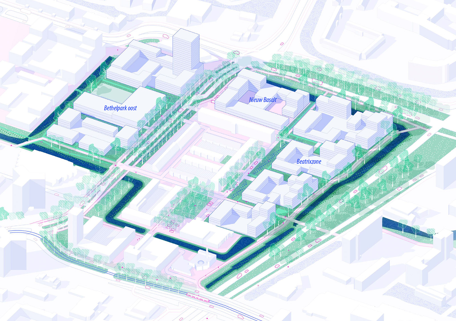 Delft Kop van de Buitenhof | Transformatie naar een levendige landschapsstad