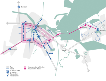 IJmeer metro verbindt Amsterdam en Almere eindelijk goed