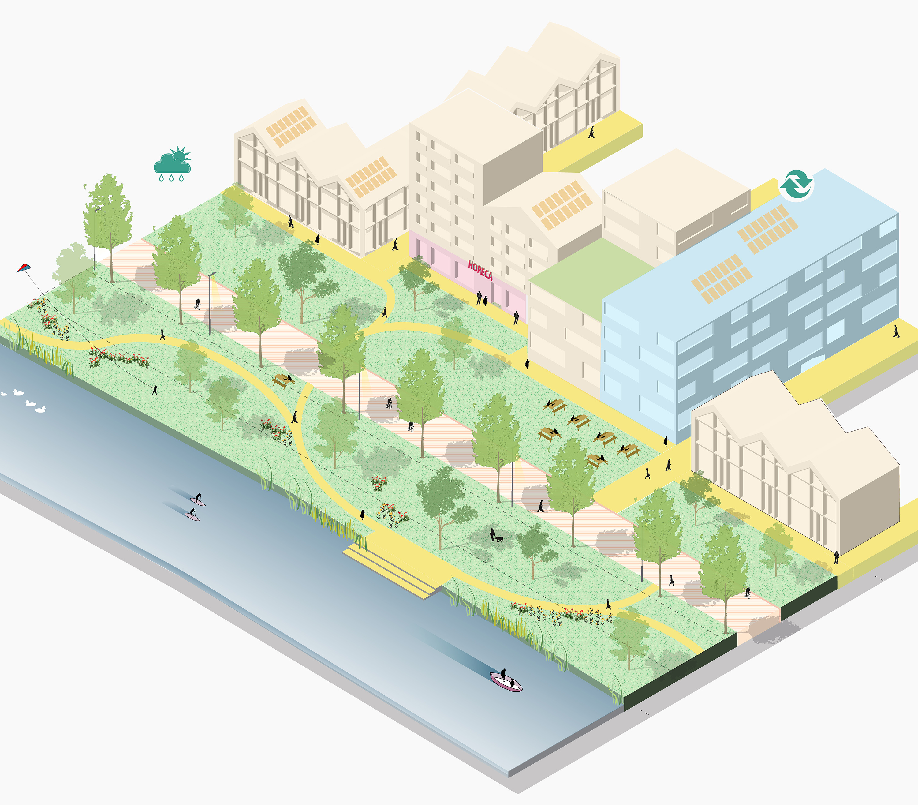 Leiderdorp Baanderij | Ontwikkelkader voor fijn werken en wonen aan de oevers van de Zijl