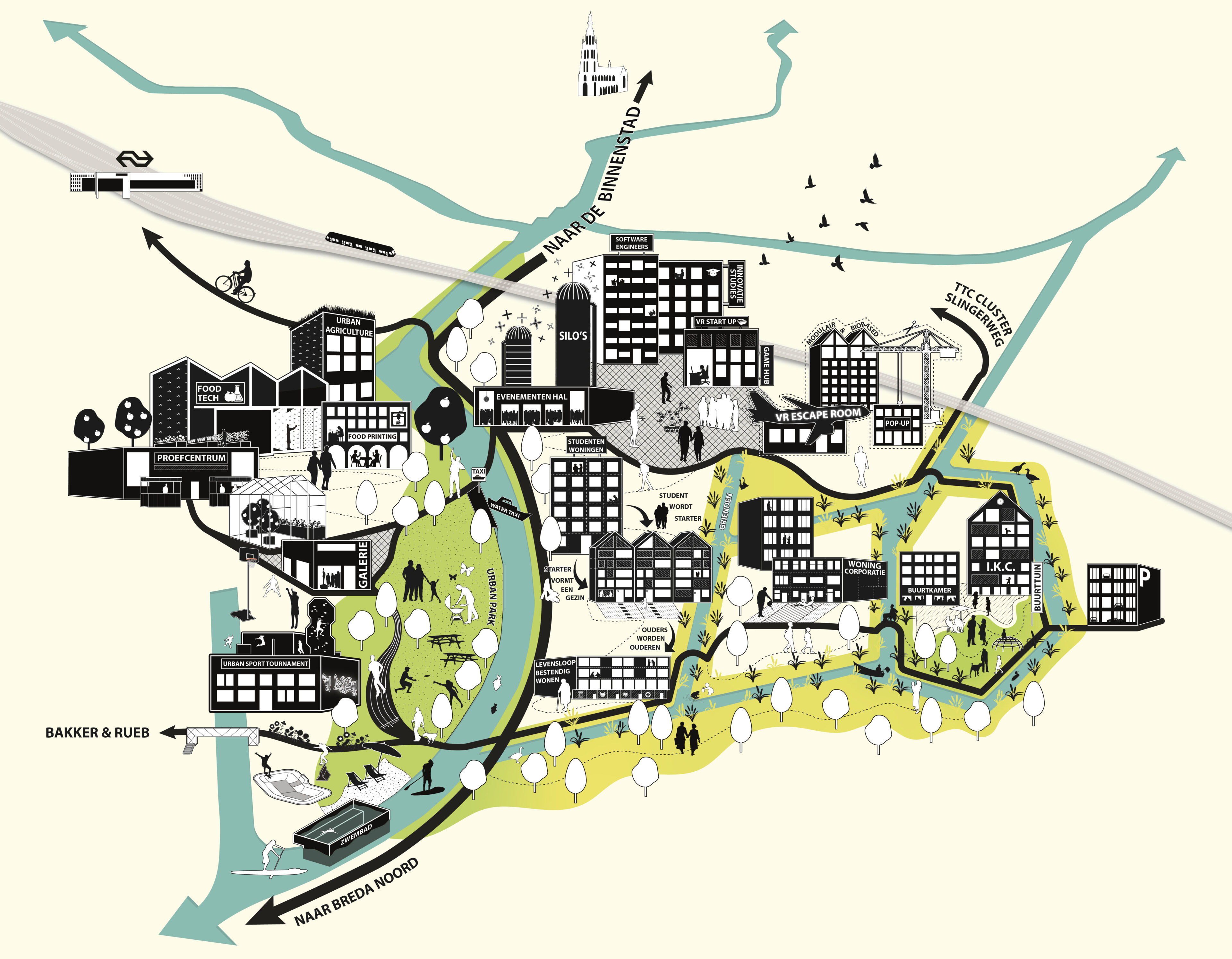 Breda ’t Zoet | Programmeringsplan voor nieuwe hoogstedelijke wijk