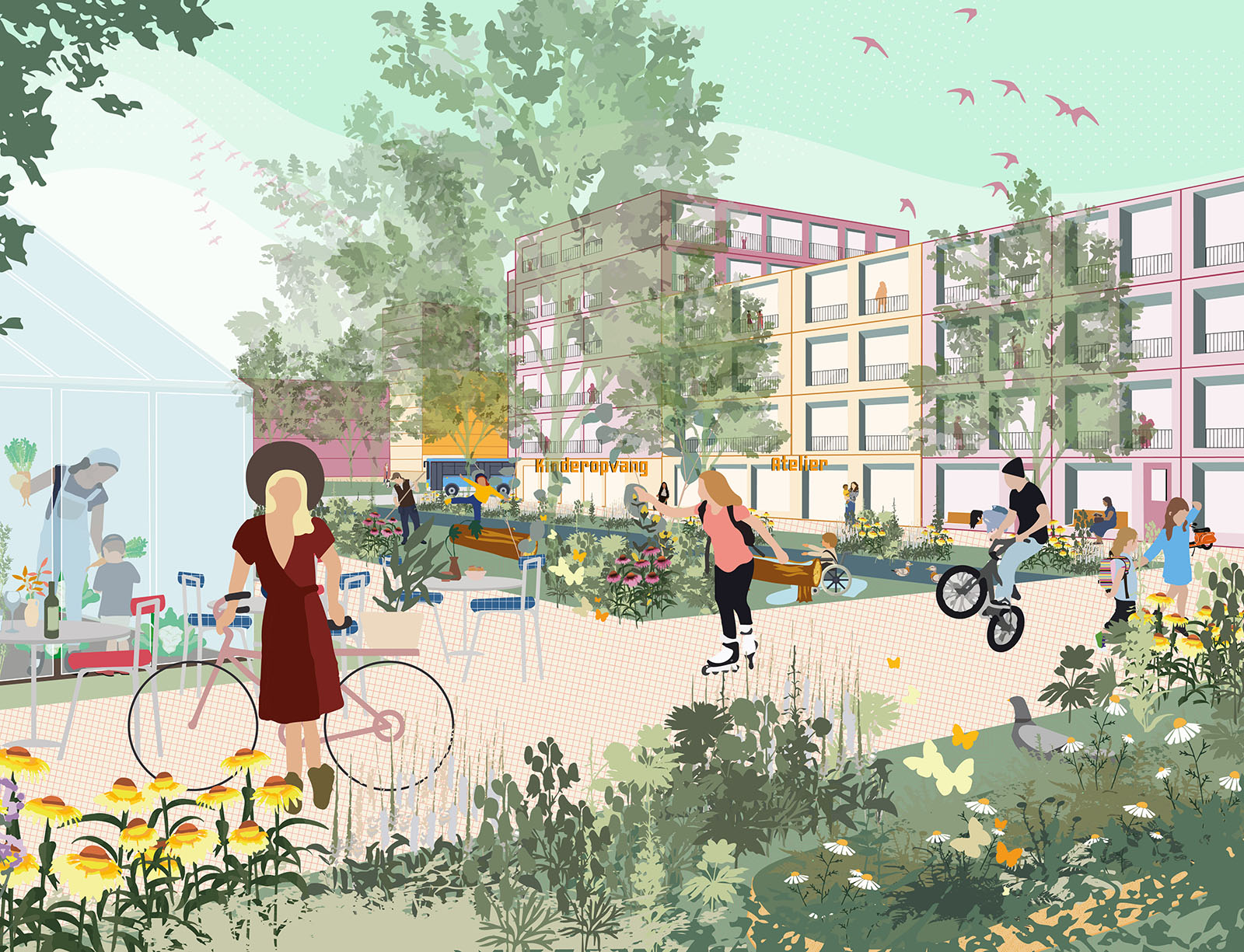 Groningen Kardinge | De beweegvriendelijke Kardinge Campus