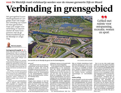 gebiedsvisie dijk en waard in de media