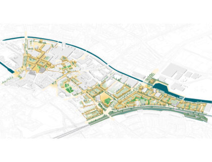 Transformatie verouderd bedrijventerrein tot bijzonder woongebied dat de stad Assen met het groene buitengebied verbindt