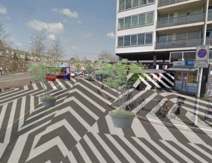 openbare ruimte ontwerp operatie Dirk Hamerkwartier Urhahn stedenbouw razzle dazzle painting motorplein