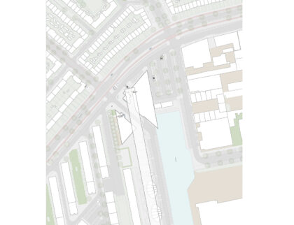 schaaltekening operatie dirk Urhahn stedenbouw hamerkwartier korte termijn ingrepen in de openbare ruimte