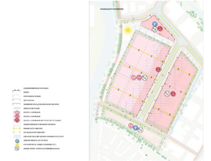 spelregelkaart plankaart Ontwikkelkader Baanderij Leiderdorp stedenbouw Urhahn