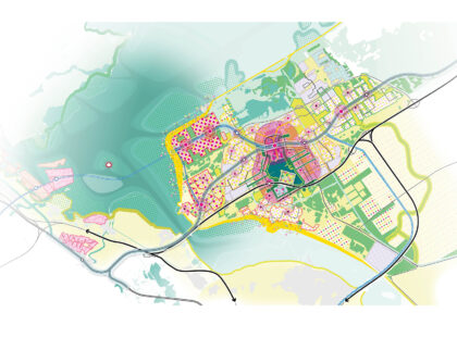 plankaart toekomstvisie Perspectief Almere2050