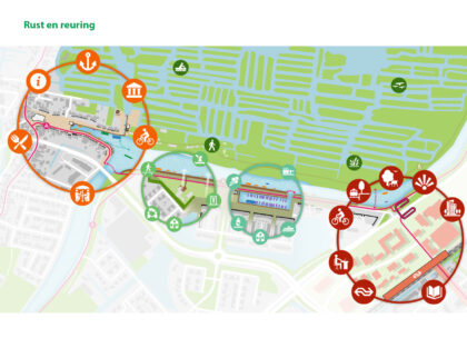 rust en reuring langs het kanaal